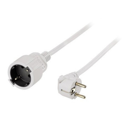 Cablu extensie 5m(3g1.5mm2)16a, alb foto