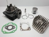 Kit Cilindru Set Motor + Chiuloasa Scuter Suzuki Morini 49cc 50cc Racire AER, TMMP