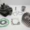 Kit Cilindru Set Motor + Chiuloasa Scuter Aprilia Habana 49cc 50cc Racire AER