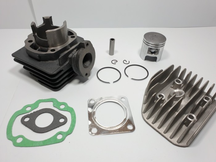 Kit Cilindru Set Motor + Chiuloasa Scuter Atala Hacker 49cc 50cc Racire AER