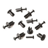 Set 10 clema fixare plastic Mercedes Clasa C (W202), Clasa S (W126/C126) 80-91, W123, W124/E-Class, ornamente praguri exterioare
