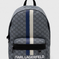 Karl Lagerfeld rucsac barbati, culoarea gri, mare, modelator