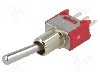Intrerupator basculant, 3 pozitii, mod comutare ON-OFF-ON, SP3T, SALECOM ELECTRONICS - SKS07SP foto