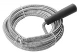 Sarpe Desfundat Tevi Tolsen, 5.5mm x 3m, Otel Flexibil, Maner Ergonomic, Carlig Zincat