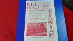 program CFR Timisoara - Rapid Arad