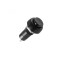 Buton intrerupator OFF - (ON) fara retinere 250V/3A negru incastrabil 12mm HOME