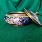 Cumpara ieftin BOMBONIERA - VAS CU CAPAC CLOISONN&Egrave; - CHINA anii &#039;60