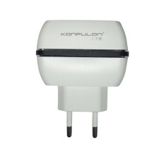 Incarcator la priza Konfulon C23A cu 3 iesiri USB 3.1A negru