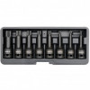 Set chei de impact, Spline M5-M18, prindere 1/2&quot;, Yato
