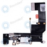 Conector de &icirc;ncărcare flex alb pentru iPhone SE