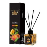 Odorizant de camera Peach (Piersica), Mozaic, cu betisoare, 110 ml