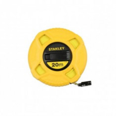 Stanley 0-34-296 Ruleta inchisa standard cu banda fibra de sticla 20m - 3253560342968