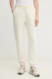 MACKAGE pantaloni de trening femei, culoarea bej, neted, NEV.R