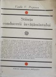 STIINTA CONDUCERII INVATAMINTULUI-VASILE V. POPESCU