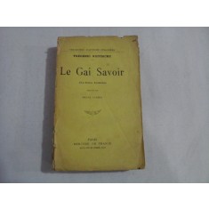 LE GAI SAVOIR - FREDERIC NIETZSCHE