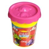 Plastilină Roz &icirc;n Pahar cu Formă Animal pe Capac, 130g, CMCLASS