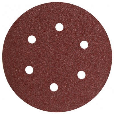Set, 10 discuri, hartie abraziva, 150mm, K180, slefuitor orbital, Raider, 180718 foto
