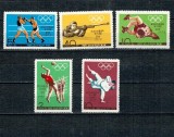 DPR Korea 1972 - Jocurile Olimpice, sport, serie nestampilata