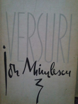 Ion Minulescu - Versuri cu o postfata de Tudor Vian (1957) foto