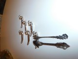 6 suporti vintage tacimuri, argint sau argintate,