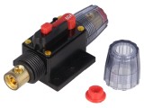 Siguranta automata 60A 12-24V DC neagra, tip auto, marca 4Carmedia cu intarziere, dimensiuni 4.2x10x4.2mm, cod SBA.02-060A