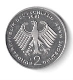 GERMANIA 10 MARCI MARK 1972 F OLIMPIADA CANOTAJ ARGINT UNC