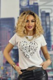 U845-2 Tricou casual cu imprimeu SNOOPY