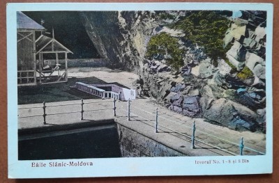 Carte postala, Baile Slanic Moldova, perioada interbelica foto
