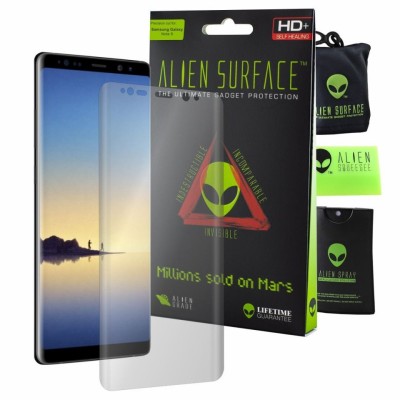 FOLIE ALIEN SURFACE HD, SAMSUNG GALAXY NOTE 8,PROTECTIE ECRAN+ALIEN FIBER cadou foto