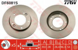 Disc frana KIA SORENTO I (JC) (2002 - 2009) TRW DF6081S