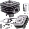 Set Motor scuter PIAGGIO Zip+Zip 50 49cc 50cc 2T + CHIULOASA - Racire Aer