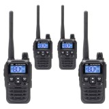 Kit 4 statii radio portabile PNI PMR R45 PRO 446MHz, 0.5W, VOX