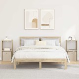 vidaXL Noptieră 2 pcs Stejar Sonoma 35 x 32 x 68,5 cm Lemn compozit 8000633