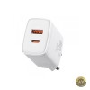 Incarcator Retea Baseus Compact 20W 3A 1 x USB-A - 1 x USB-C Alb CCXJ-B02
