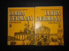 EMILIA SAVIN, IOAN LAZARESCU - LIMBA GERMANA CURS PRACTIC 2 volume (1992) foto