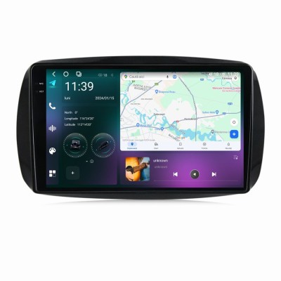 Navigatie dedicata cu Android Smart Fortwo dupa 2014, 12GB RAM, Radio GPS Dual foto