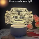 Cumpara ieftin Lampa Decorativa 3D Masina - 10x16cm - 24590