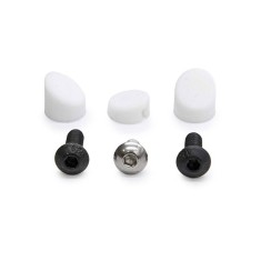Pachet de 3 dopuri de cauciuc pentru Aripa trotineta electrica spate GX1.0 Xiaomi 1S, Essential, Pro 2 alb