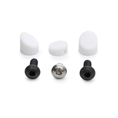 Pachet de 3 dopuri de cauciuc pentru Aripa trotineta electrica spate GX1.0 Xiaomi 1S, Essential, Pro 2 alb foto