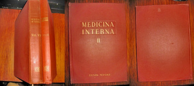 6547a-6547b-Set 2 volume Medicina Interna Acd. Prf. Gh. Lupu-1956. Vol 2+ 7. foto