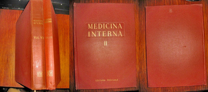 6547a-6547b-Set 2 volume Medicina Interna Acd. Prf. Gh. Lupu-1956. Vol 2+ 7.