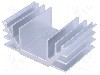 Radiator extrudat, aluminiu, 50mm x 74mm, STONECOLD -