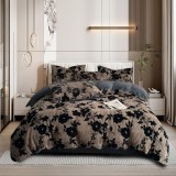 Cumpara ieftin Lenjerie Cocolino pufoasa cu Blanita artificiala iepure Pentru Pat Dublu, 6 piese - EST85