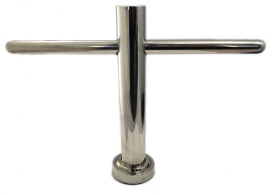 Suport Pentru Picioare Pentru Coafor Cromat Antiderapant Model Flati foto