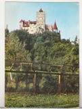 bnk cp Castelul muzeu Bran - Vedere - circulata - marca fixa