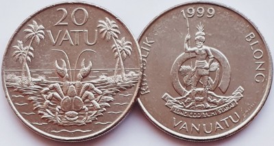 2386 Vanuatu 20 Vatu 1999 km 7 UNC foto