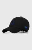 Cumpara ieftin New Era șapcă de baseball din bumbac culoarea negru, cu imprimeu, LOS ANGELES DODGERS