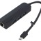 Hub USB USB 3.0 neagră - 5 porturi