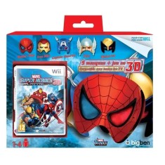 Joc Nintendo Wii Marvel Superheroes 3D + Set 5 masti - EAN 3499550286052 (e)