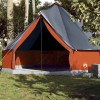 Gossi cort de familie tipi pentru 10 persoane gri impermeabil